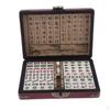 Chinese Travel Mahjong Set with Case, Compact Size