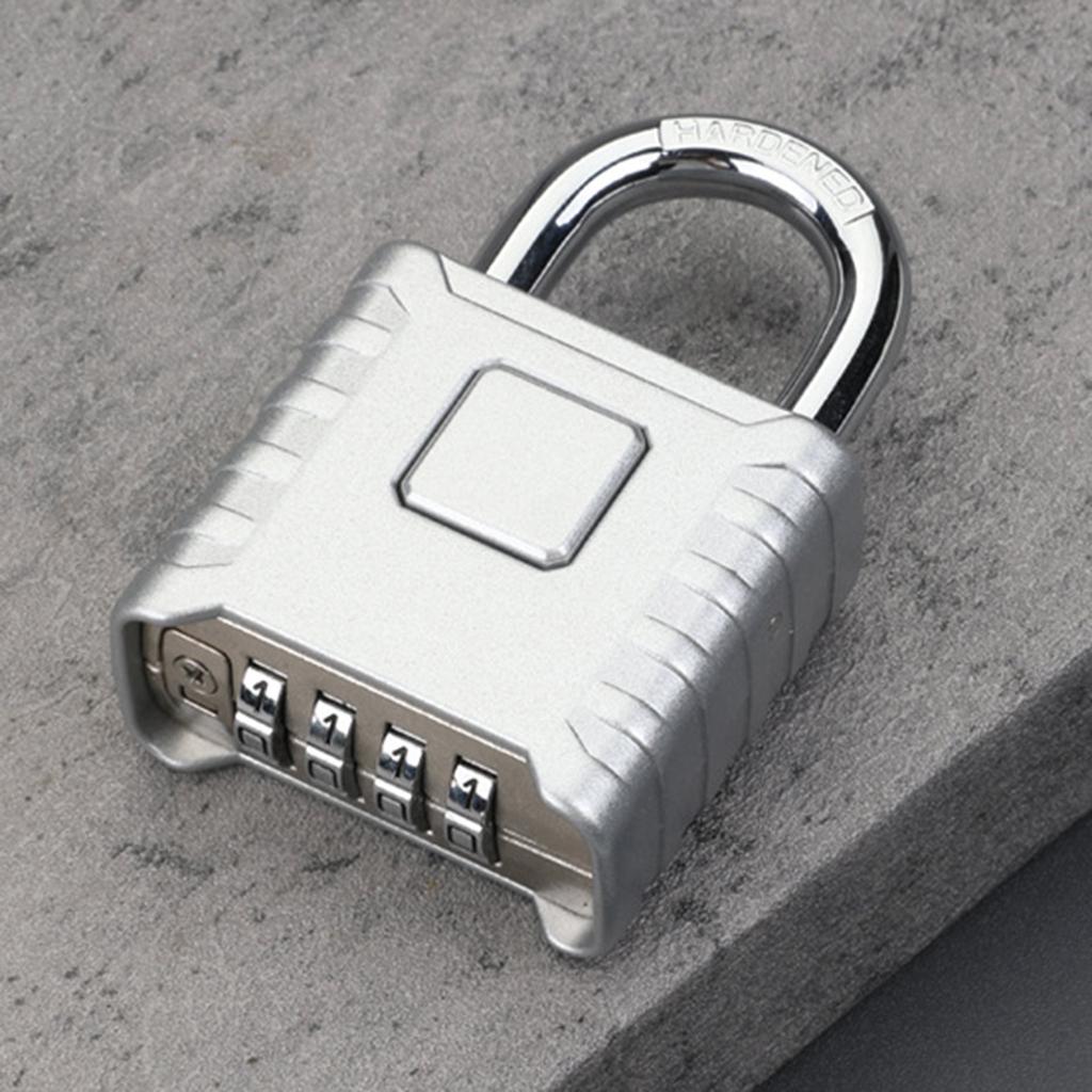 Weatherproof Outdoor Combination Lock Heavy Duty 4 Code Security Lock Reliable Security Lock for Fence Gate Shed Garage