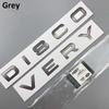 1pcs 3D ABS for Land Rover Car letters Front Hood Emblem Bonnet Sticker Rear tail Trunk Badge Decal Styling auto accessories XS3