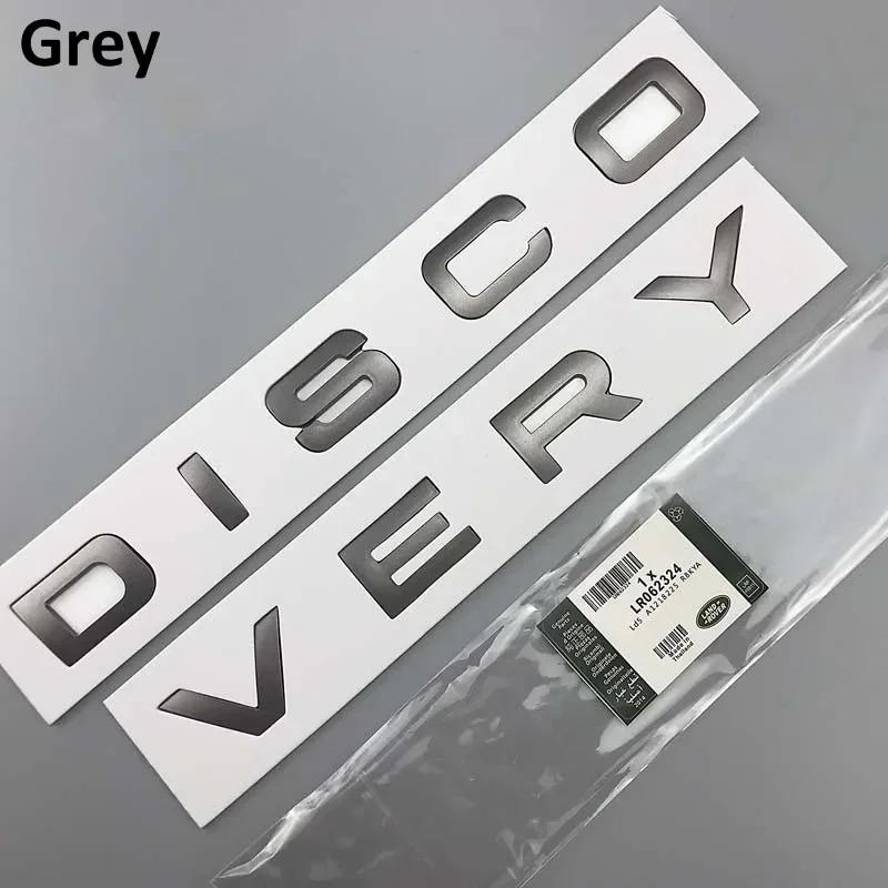 1pcs 3D ABS for Land Rover Car letters Front Hood Emblem Bonnet Sticker Rear tail Trunk Badge Decal Styling auto accessories XS3