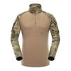 Men's Outdoor Tactical Hiking T-Shirts,Military Army Camouflage Long Sleeve Hunting Climbing Shirt,Male Breathable Sport Clothes