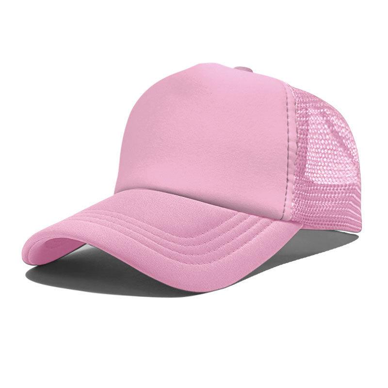 High Quality Custom LOGO 5 Panel Mesh Baseball Cap Print Embroidery Sponge Foam Trucker Hats