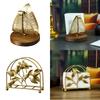Creative Retro Tissue Holder Antique Style Hollowed Out Wrought Iron Restaurant Cafe Desktop Napkin Paper Rack Home Decor Crafts