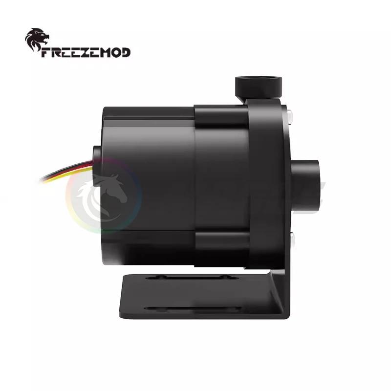 FREEZEMOD Промышленный водяной насос Высокопроизводительный бесщеточный PWM 4500 об/мин Регулировка скорости 1200 л/ч Напор 6-7 м Насос для системы водяного охлаждения PUSC1000