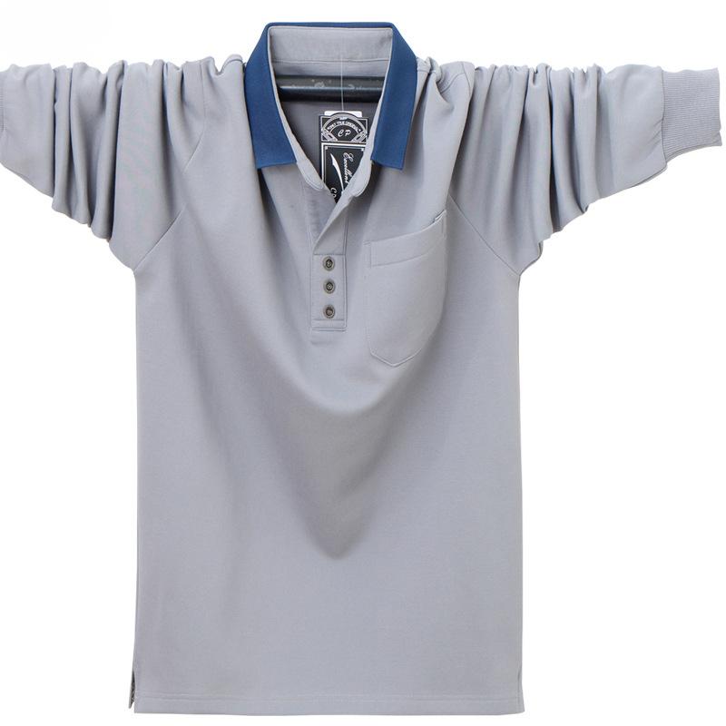 Мужские рубашки поло для гольфа с длинным рукавом, спортивные повседневные рубашки с воротником для путешествий, легкие дышащие деловые рубашки поло для мужчин, топы на весну и осень