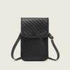 My First Half of My Life, Same Style Bag, Summer Vertical Woven Pattern Mobile Phone Bag, Small Shoulder Messenger Bag