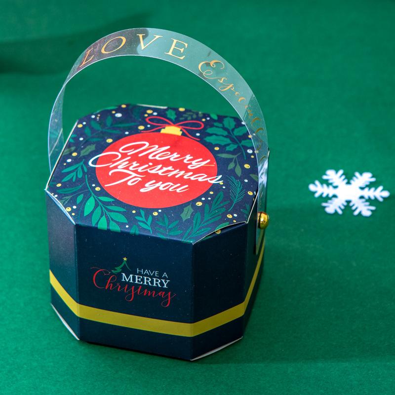 Милая мультяшная упаковка для подарков в канун Рождества, подарочная упаковка для конфет, шоколада, праздничная декоративная бумажная коробка, 10 шт./лот