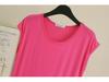 Women's Summer Loose Modal Sleeveless Round Neck Top - Solid Color, Large Size, Thin Home Vest