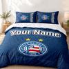 Esporte Clube Bahia Custom Name 3pc set Perfect for bedroom use Comfortable bedding set includes a duvet cover and two pillowcases Ideal birthday or C