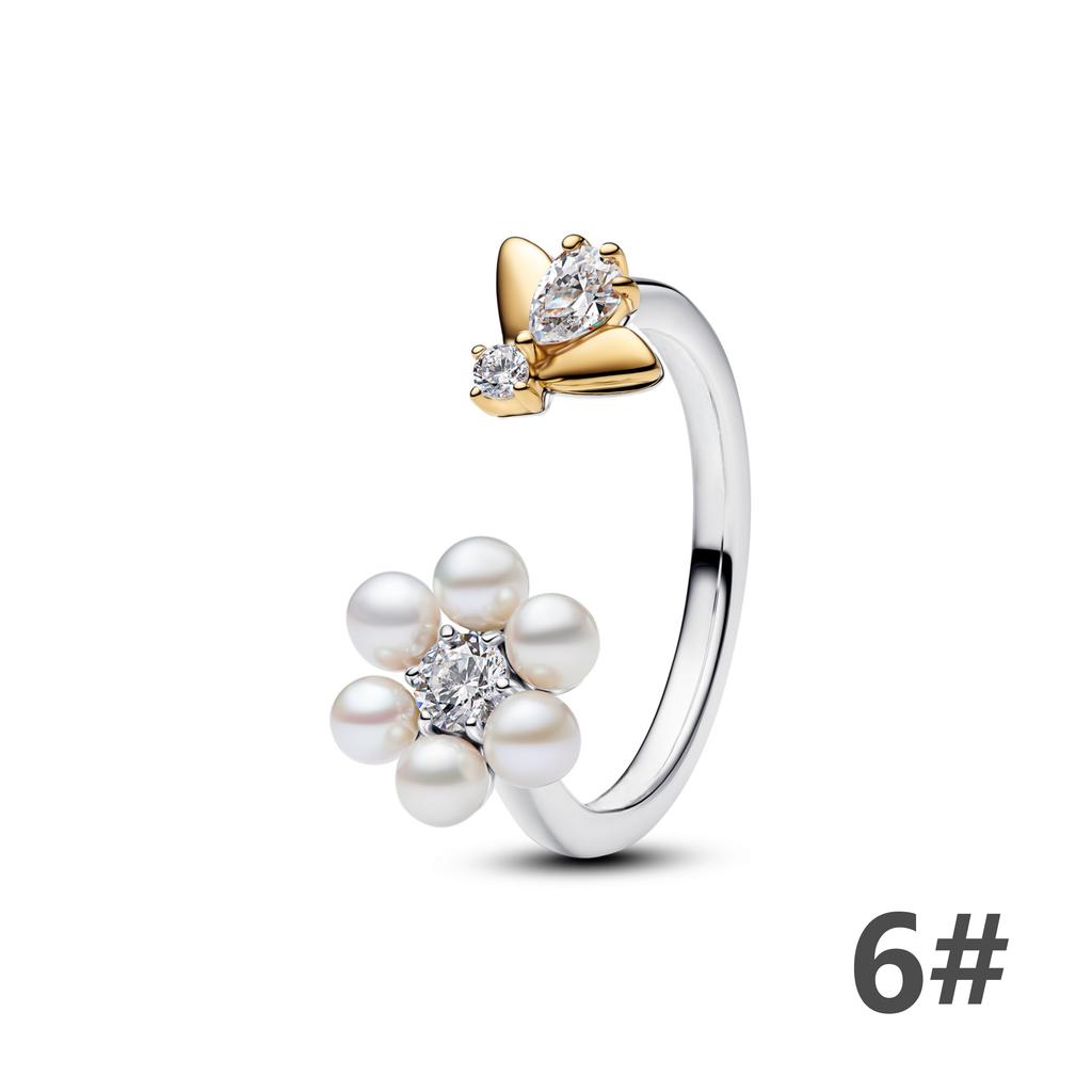 925 Silver Luxury Golden Sexy Butterfly Stud Earrings Rings Heart Bow Style Bracelet Pendant Necklace Flower Woman Fine Jewelry