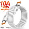 10A 120W сверхбыстрый зарядный USB-кабель типа C для iPhone 16 15 Huawei P60 P50 USB-кабель C для передачи данных шнур для Xiaomi Samsung Poco Redmi