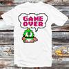 230 г/м2 100% хлопок Bubble Bobble Inspired Bob Bub Retro Game Over футболка винтажная ретро крутой подарок мужская женская унисекс мультяшный аниме топ футболка B345