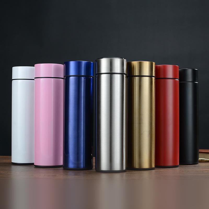 Умная вакуумная чашка из нержавеющей стали 304, вакуумный цифровой дисплей, прямая чашка для температуры, деловая и офисная чашка для измерения температуры