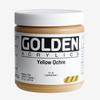 Акриловая краска - Golden - Охра желтая - 236 мл - Светостойкость - Густая консистенция