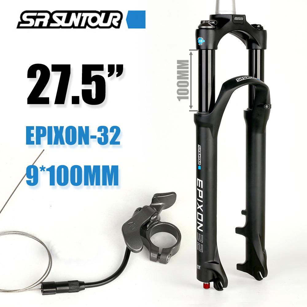 Воздушная вилка SUNTOUR EPIXON: 24 Режима, 27,5/29" для Горных Велосипедов, с Плечевым/Дистанционным Управлением