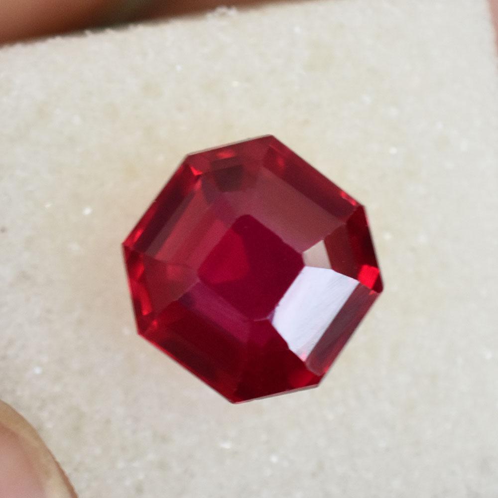 Natural Red Ruby Loose Gemstone Special 7 ct Square Cut for Loved Ones for Jewelry Making and Crafts