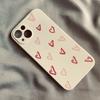 Red Pink Heart for Apple 17 Mobile Phone Case for IPhone16Pro Protective Case 15promax New for IPhone