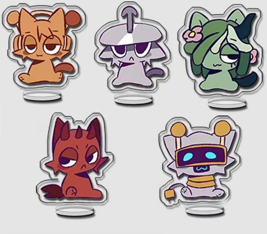 Набор из 20 брелоков на акриловой подставке Sprunky, связанных с игрой ужасов Doujin Moe Goods, милые украшения, украшения, аксессуары для косплея, день рождения, годовщина