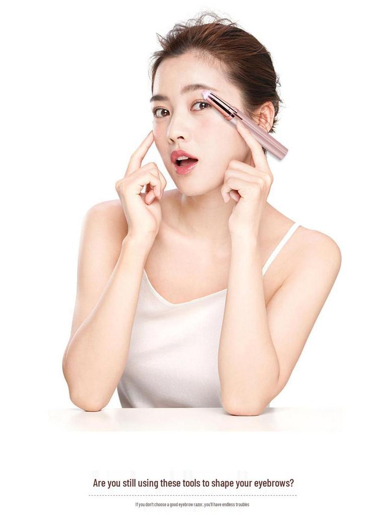 Wireless Electric Eyebrow Shaper: Automatic Pencil Trimmer & Hair Removal Shaver for Women