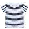 Детская полосатая футболка унисекс с короткими рукавами