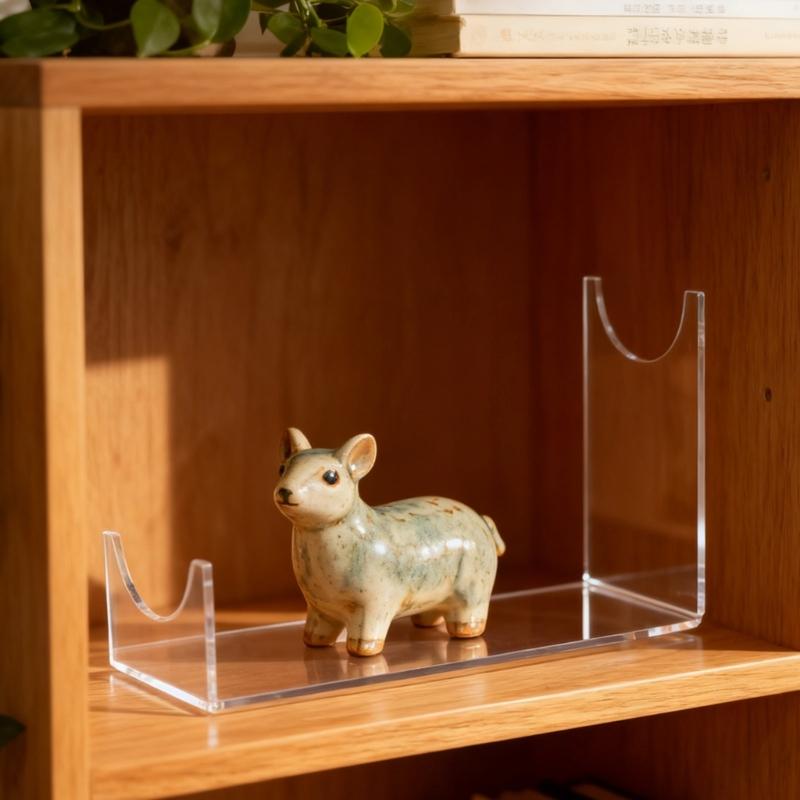 Acrylic Showcase Rack Safe For Valuables Display In Commercial And Residential Setting With Easy Cleaning Maintenances