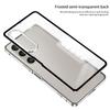 For Sony Xperia 1 VI Matte Case Aluminium Alloy+PC Phone Cover Pop-Up Snap Lock
