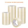 AmazonBasics Packing Tape, Perfect for Packaging, Shipping, Moving, and Storage, Clear, 48mm x 66m, 0.046mm Thick (12 Rolls)