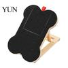 Pet Nail File for Large Dogs Adjustable Dog Scratch Board with Treat Box, Wooden Pad, Interactive Toy Stress-free Paw Care Station