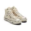 Converse Chuck 70 High Archive Paint Splatter — кроссовки унисекс Egret кремово-черные Amarillo A01170C