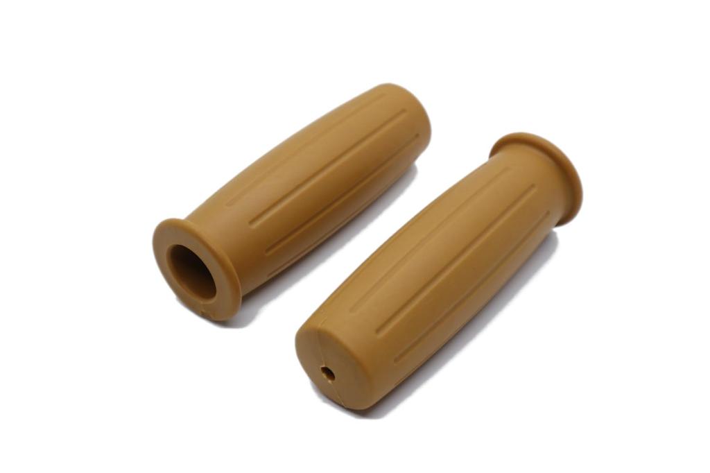 Beatus Retro Classic Bike Handle Grip 22.2mm Universal Grip, набор для левой и правой руки (горчичный)