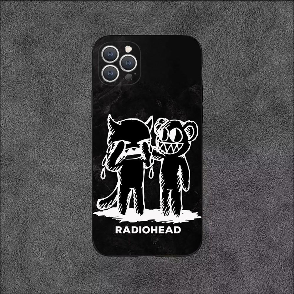 Чехол для телефона R-Radiohead Rock Band для iPhone 16,15,14,13,12,11,Plus,Pro Max,XS,X,XR,SE,Mini,8,7 Мягкий силикон Черный чехол