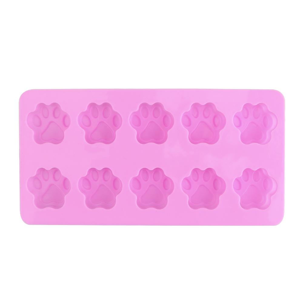 Кухонные гаджеты DIY форма для выпечки 2 в 1 домашнее животное кошка собака лапы милая силиконовая форма для шоколада собака кость собака форма для торта