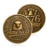 US 250th Anniversary Coin Commemorative 250 Years of Freedom Coin 1776 To 2026 Patriotic Keepsake Coin Gift for Collectors History Enthusiasts