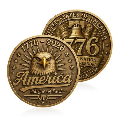 Памятная монета к 250-летию США Монета «250 лет свободы» 1776