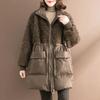 Women's Winter Loose Thickened Mid-length Warm Jacket Long-sleeved Hooded Temperament Cozy Jacket
