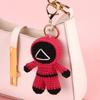 Handmade Wool Knitted Ornaments, Cute Positive Energy Funny Doll Ornaments