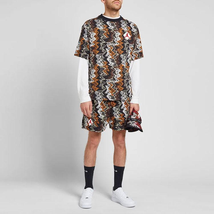Мужская футболка с коротким рукавом Air Jordan x Patta Collaboration, разноцветная AR3885-010