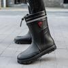 Мужские резиновые сапоги средней длины, универсальные водонепроницаемые резиновые сапоги, резиновая обувь для отдыха на открытом воздухе