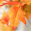 6.5Ft Fall Maple Leaf Garland Artificial Autumn Leaf Hanging Vine Decoration Realistic Thanksgiving Foliage Decor for Home Wedding Garden Office