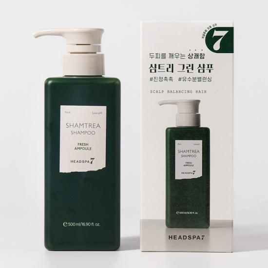 Head Spa 7 Fresh Ампульный шампунь 500 мл (Ложное дерево: Шампунь + Лечение)