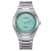 Мужские часы Super Titanium с бирюзовым циферблатом, Solo Pace, AW0130-85M, Eco-Drive