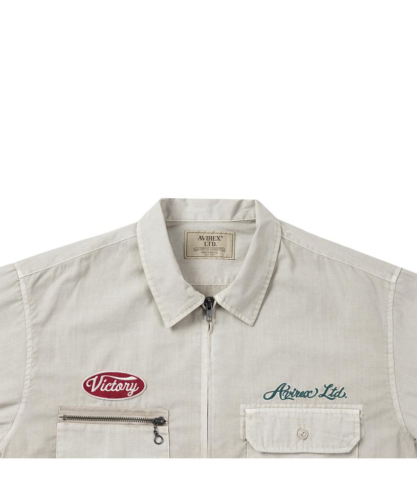 Avirex Fade Embroidery Work Jacket / 7836152009 Sand