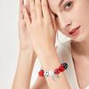 1box  Nurse's Day Theme Jewelry Making Finding Kit Including Wooden Round Beads Alloy Pendants Heart & Ambulance & Cap Mixed color 160pcs/box