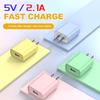 10 Вт USB зарядное устройство 5 В 2 А быстрая зарядка мобильный телефон зарядное устройство адаптер для iPhone Samsung Xiaomi портативное сетевое зарядное устройство с вилкой США
