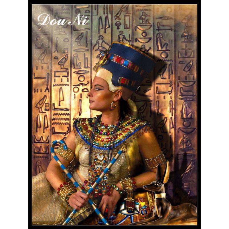 5D DIY Алмазная картина Древний Египет Фараон Алмазная вышивка Набор для вышивки крестом Полный горный хрусталь Мозаика Домашний декор