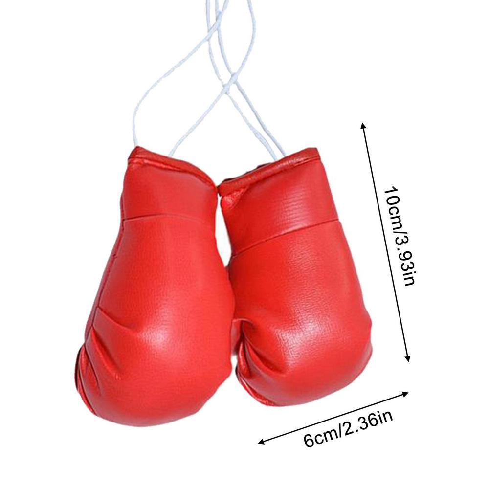 Мини боксерские перчатки, украшения для автомобиля, 2 шт., боксерские перчатки для зеркала автомобиля, боксерские перчатки для дома, украшения для сумки автомобиля