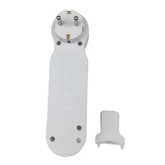 3 Holes EU Plug Electronic Power Strip Fast Charging Switch Extension Socket