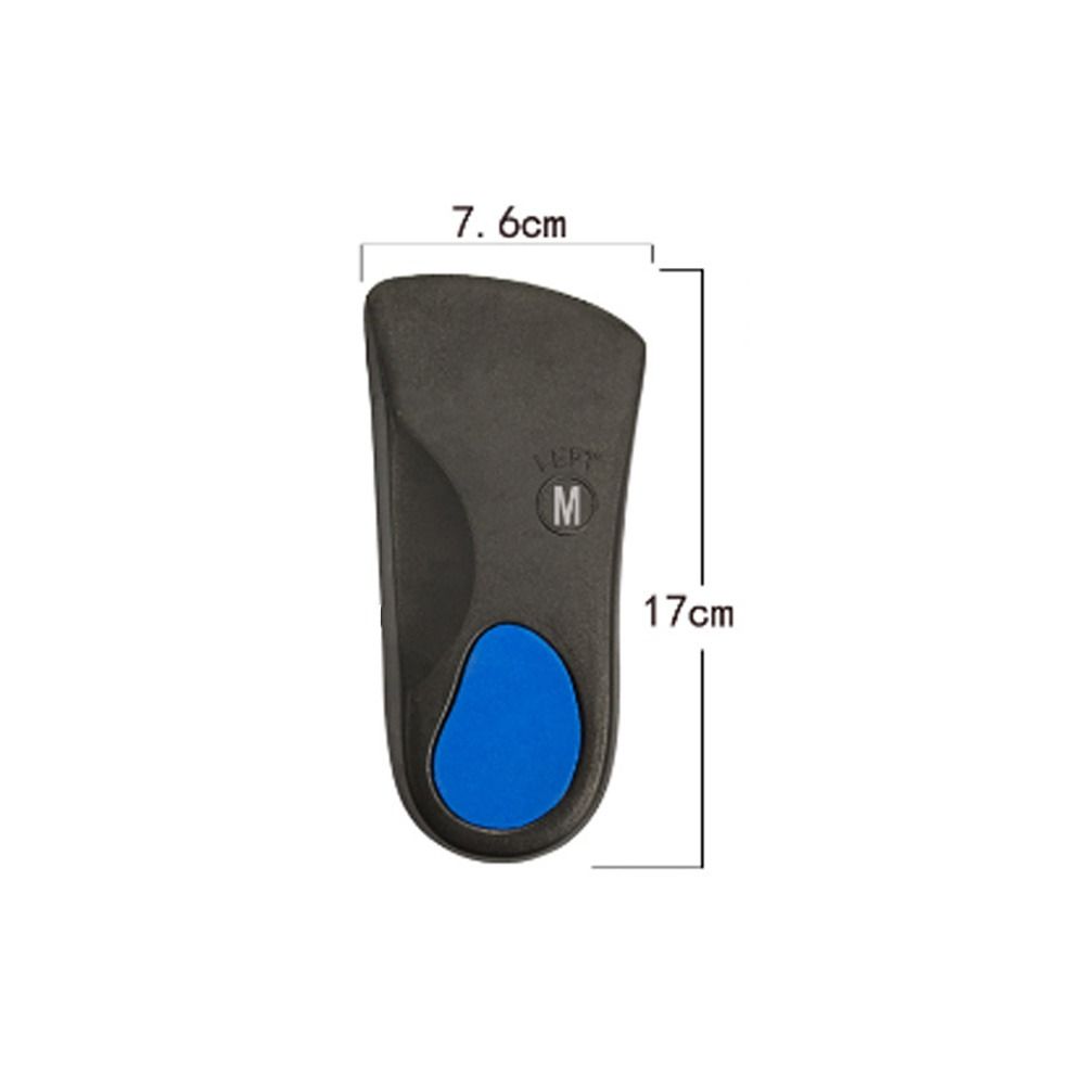 1pair Comfort Fallen Arches Plantar Fasciitis Over Pronation Orthotic Insoles Arch Support 3/4 Insole Shoe Inserts