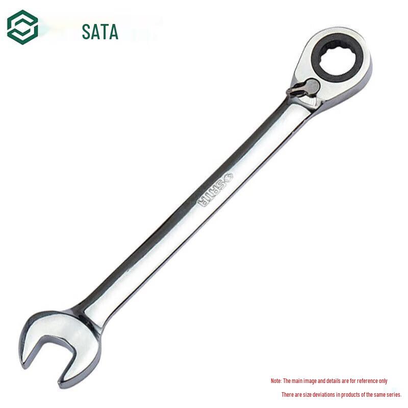 SATA 19MM Fully Polished Reversible Ratchet Wrench