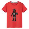 FNAF Boy Summer 100%Cotton Short T-shirt Y2k One Piece Pride Tshirt Anime Tees Cartoon Bear Rabbit Print Tops Kids Clothes Girls